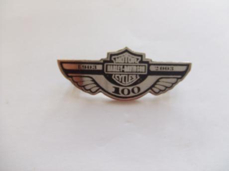 Harley Davidson Motor Cycles wing 100 jaar